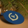 UC Davis Primary Logo Aluminum Holiday Christmas Tree Ornament - 4 of 4