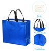 Unique Bargains Reusable Non-Woven Metallic Shiny Finish Gift Goodie Bags 12 Pcs - 4 of 4