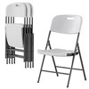 VECELO 4 Pack Folding Chairs Portable Office Kitchen Dining Chairs 6 Colors - 3 of 4