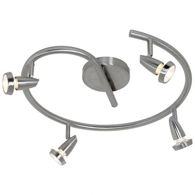 Access Lighting Mirage 4 - Light Pendant in  Brushed Steel