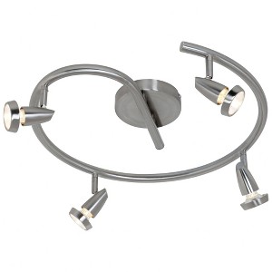 Access Lighting Mirage 4 - Light Pendant in  Brushed Steel - 1 of 4