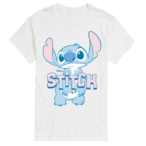 Men's - Disney - Stitch Pastel Oversized Short Sleeve Graphic T-Shirt - 1 of 3