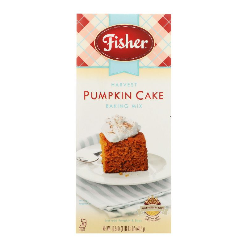 Fisher Harvest Pumpkin Cake Mix, 16.5 OZ, 1 of 10