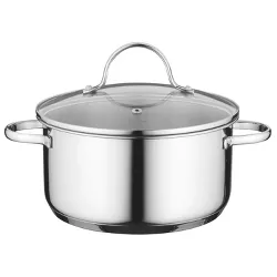 BergHOFF Comfort 8" Covered Dutch Oven 18/10 Stainless Steel 3.3Qt.