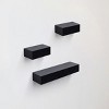 Syemin Decorative Wall Shelf Floating Shelves for Wall, Wall Shelves for Decor Storage, Wall Picture Ledge Shelf, Black, 18.11"*4.92"*1.97" - 2 of 4
