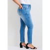 Avenue Women's Plus Size La Luna Zip Detail Skinny Jean - 4 of 4