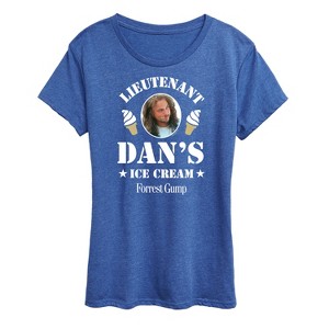 Women's - Forrest Gump - Lieutenant Dan's Ice Cream Short Sleeve Graphic T-Shirt - 1 of 4