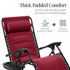 Best Choice Products Oversized Padded Zero Gravity Chair, Folding Outdoor Patio Recliner w/ Side Tray - 4 of 4