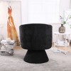 Swivel Accent Chair Armchair, Round Barrel Chair in Fabric for Living Room Bedroom - 4 of 4