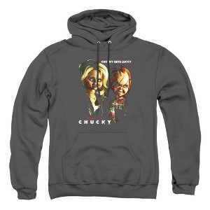 Bride Of Chucky Chucky Gets Lucky Adult Pull-Over Hoodie - 1 of 4