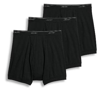 Jockey Men's Chafe Proof Pouch Microfiber 7 Boxer Brief - 3 Pack