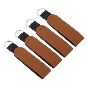 Unique Bargains Neoprene Water Sports Waterproof Floating Keychains 4 Pcs - 1 of 4