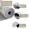 coucheta Washable Boho Area Rug, Multi-size Plant Animal Prints Ultra-Thin Soft Non Slip Stain Resistant Carpet, for Living Room, Bedroom, Dining - 4 of 4