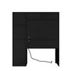 PAGED Computer Desk with Hutch and Bookshelf, Wood Executive Desk Teens Student Desk with Drawers, 3 AC Outlets and 2 USB Charging Ports, White - 4 of 4