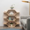 Honeycomb Bookshelf, Modular Bookshelf, Wall-Mounted Bookshelf, Shelving Unit, Suitable For Living Room, Study, Bedroom - 2 of 4