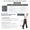 Truform Sheer Compression Stockings, 15-20 mmHg, Women's Knee High Length, Diamond Pattern - 2 of 4