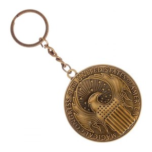 Bioworld Fantastic Beasts and Where To Find Them MACUSA Metal Keychain - 1 of 3