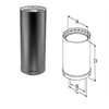 DuraVent DVL 6DVL-48 6'' Galvanized Steel/Stainless Steel Double Wall Wood Burning Stove Pipe Connector to Vent Smoke or Exhaust, Black - 4 of 4