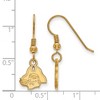 Black Bow Jewelry 14k Yellow Gold Plated Sterling Silver East Carolina Pirates NCAA Dangle Earring - image 2 of 3