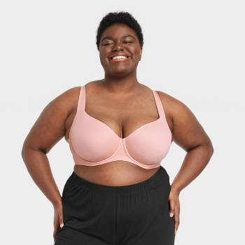 Women's Sculpt High Support Zip-front Sports Bra - All In Motion™ Clay Pink  42dd : Target