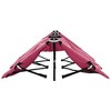 vidaXL Two Person Folding Sun Lounger Pink Steel - 4 of 4