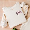 Simply Sage Market Embroidered Fall Vibes Retro Lightweight Garment Dyed Sweatshirt - 3 of 4