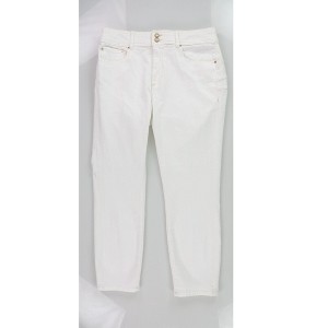 GUESS Womens Solid Trouser Slim Fit Jeans - 1 of 3