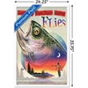 Trends International James Mazzotta - Bass Fly Fish Framed Wall Poster Prints - 3 of 4
