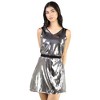 Artyska Women’s Sleeveless V-Neck Sequin Mini Party Dress - 4 of 4