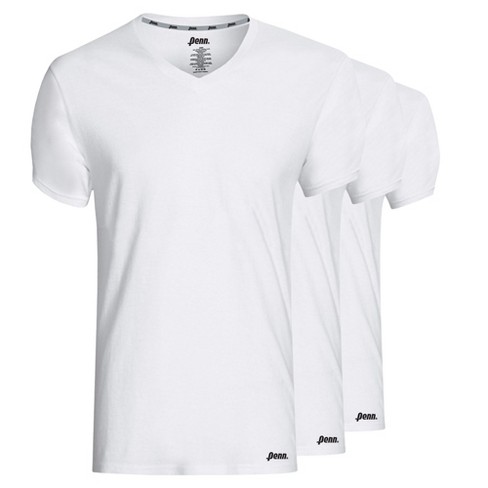 Hanes Premium Men's Luxury Softness Cotton Modal Crew Tshirts 3pk Size XL  White for sale online