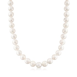 Ross-Simons 10-11mm Cultured Pearl Necklace With 14kt Yellow Gold - 1 of 3