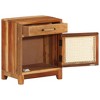 vidaXL Bedside Cabinet 15.7"x11.8"x19.7" Solid Reclaimed Wood - 2 of 4