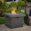 GDFStudio Vlippu Outdoor 40,000 BTU Lightweight Concrete Square Fire Pit - 2 of 4