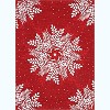 Fulvari Christmas Snowflake Area Rug,Rug Washable Non Slip for Entryway,Mats for Front Door,Bedroom Living Room Laundry Room Indoor - 4 of 4