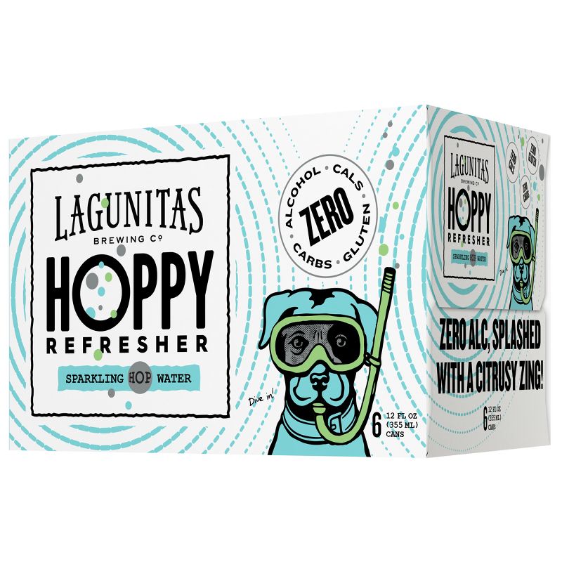 Lagunitas Hoppy Refresher Non-Alcoholic - 6pk/12 fl oz Cans, 3 of 4