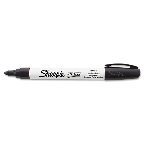 Sharpie Permanent Paint Marker Medium Point Black 35549 : Target
