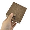 Unique Bargains Birthday Wooden Bracelet Jewelry Gift Present Display Box - 4 of 4