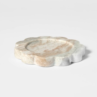 Marble Candle Tray Gray - Threshold™ designed with Studio McGee