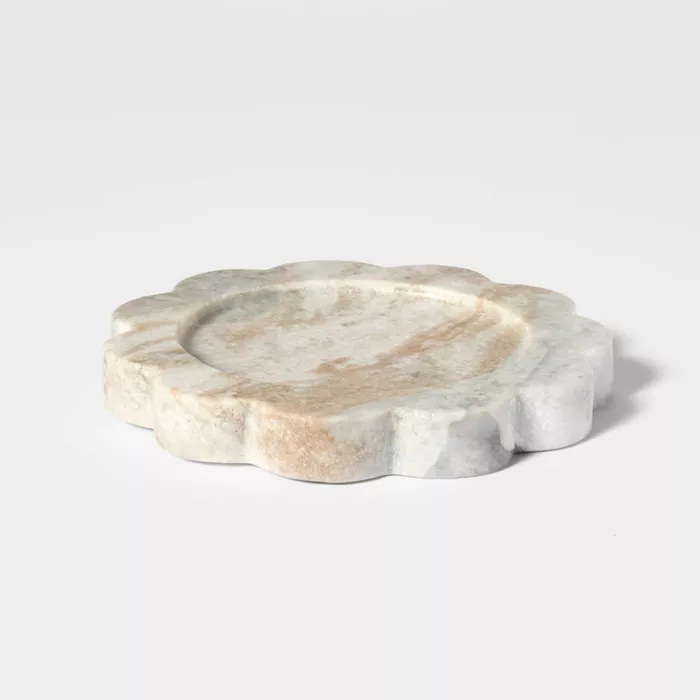 Marble Candle Tray