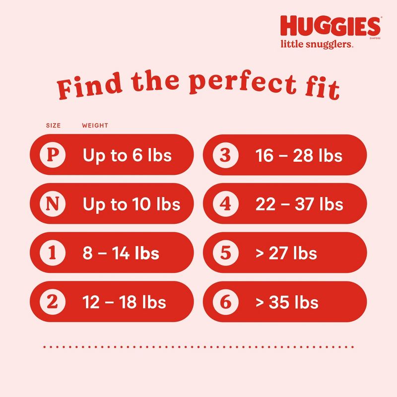 Huggies Little Snugglers Baby Diapers – (Select Size and Count), 3 of 22