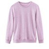 Collections Etc Cozy Heathered Fleece Stylish Crewneck Pullover - 3 of 4