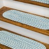 Colonial Mills Howell Tweed Stair Treads - Jasmine Pattern, Set Of 13 For Beautiful Stair Protection