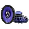 Pyle PL63BL 6.5" 360 Watt 3-Way Blue Label Car Audio Speaker System (2 Pack) and PL683BL 6x8" 360 Watt 3-Way Car Coaxial Speaker (2 Pack) - 2 of 4