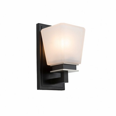 Artcraft Lighting Eastwood 1 - Light Sconce in  Black/Brushed Nickel