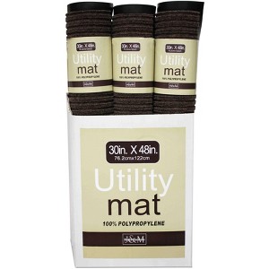 Design Imports  Brown Ribbed Walk Off Utility Mat Brown 30X48 - 1 of 4