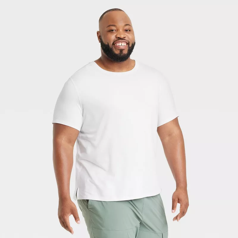 Men's Short Sleeve Performance T-shirt - All In Motion™ Gray