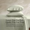 NicBex 4 Pieces Queen/King Pure Cotton Sateen Flat Sheet Set Bedding Set,OEKO-TEX Certified,Machine Washable - 4 of 4