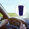 Unique Bargains Auto Car Trash Can Durable Front Seats Trash Bin Blue 1 Pc 3.5" Length 3.5" Width 6.7" Height ABS Rhinestone - 2 of 4