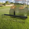 VEVOR Tow Behind Landscape Rake, 72" Tow Dethatcher with 32 Steel Tines, Lawn Dethatcher Rake Attaches to Category 1, 3 Point Hitch for Tractor, Black - 2 of 4