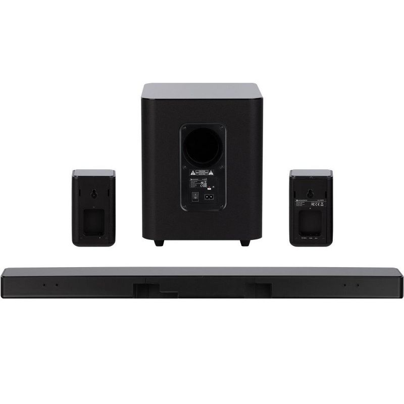 Monoprice SB-500 Dolby Digital 5.1 Soundbar with Wireless Surround Speakers and Wireless Subwoofer, 2 HDMI Inputs, 4K HDR Pass-Through, Optical, Coax,, 3 of 7
